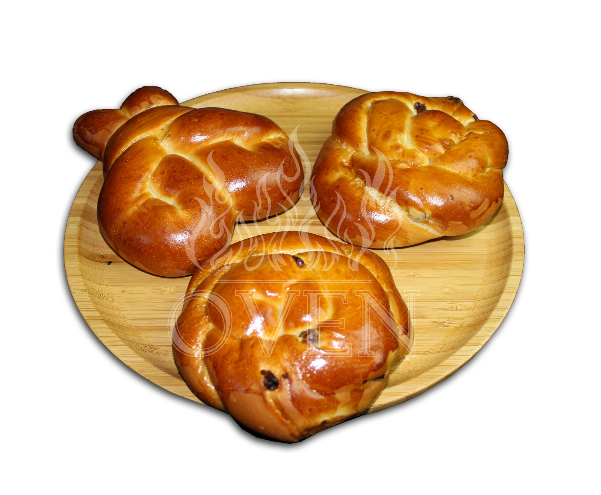 Bun with raisin