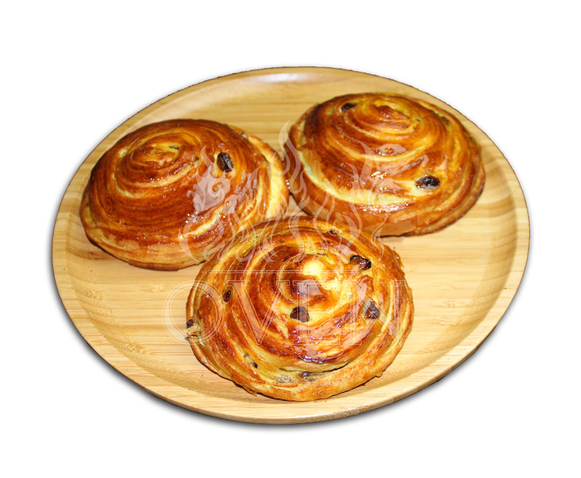 French raisin roll